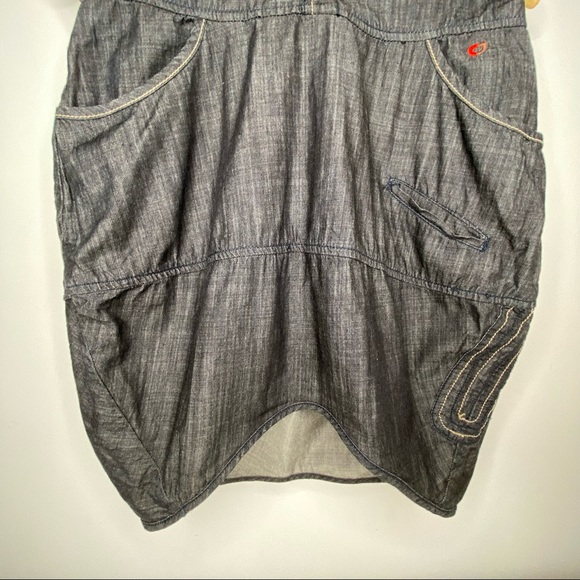 Castro Demin Overall Dress Size 2 - Picture 6 of 12